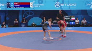65 kg 1/2 Final - Takuto Osedo, Japan vs Ivan Oksiuk, Poland