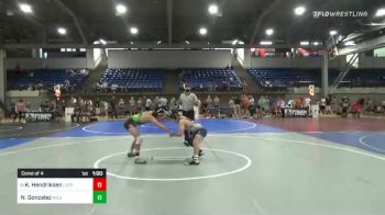 106 lbs Consi Of 4 - Kenneth ÒConradÓ Hendriksen, Lofton Style/Texas Pride vs Nico Gonzalez, Mile High WC