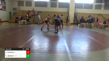 285 lbs Consolation - Jeremiah Lecrone, Big Spring vs Tyirek Jackson, Harrisburg