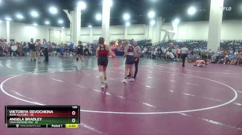 140 lbs Round 4 (8 Team) - Angela Bradley, Team Diamond Fish vs Viktoriya Devochkina, MIAMI ALLSTARS