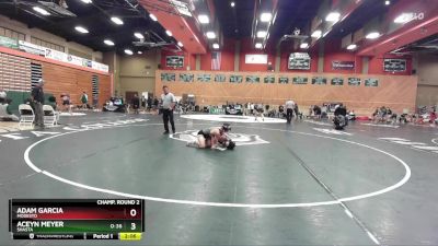 141 lbs Champ. Round 2 - Aceyn Meyer, Shasta vs Adam Garcia, Modesto