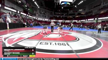 114 lbs Cons. Round 2 - Brooklyn Lanningham, Columbia vs Kennedy Richard, Fruitland