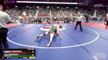 3A-157 lbs Semifinal - Kale Knezovich, Green River vs Landon Fornstrom, Pinedale