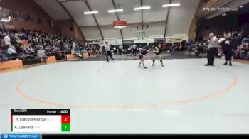 105 lbs Cons. Semi - Yamilet Claudio Marquez, Glencoe vs Kate Leonard, St. Helens