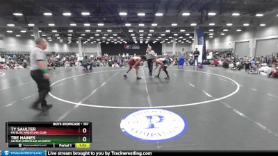 157 lbs Champ. Round 2 - Ty Saulter, MN Elite Wrestling Club vs Tre Haines, Ascend Wrestling Academy