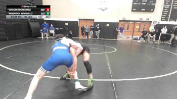 126 lbs 3rd Place - Simon Rodriguez, Ridgefield vs Brendan Tummillo, Glastonbury