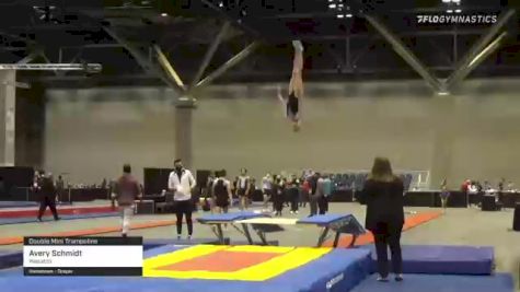 Avery Schmidt - Double Mini Trampoline, Wasatch - 2021 USA Gymnastics Championships