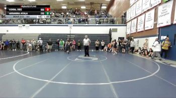 107 lbs Quarterfinal - Coral Dee, Middleton Wrestling Club vs Airianna Ayala, Idaho Falls Wrestling Club