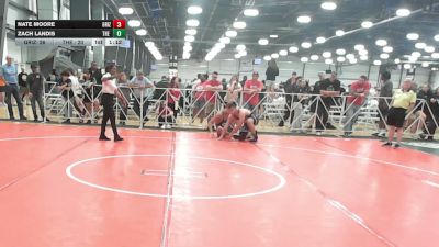 182 lbs Rr Rnd 2 - Nate Moore, Grizzly Wrestling Club - HSB vs Zach Landis, The Mailmen - HSB