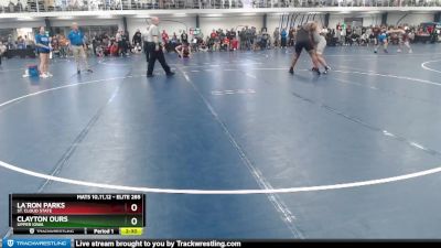 Elite 285 lbs Quarterfinal - Clayton Ours, Upper Iowa vs La`Ron Parks, St. Cloud State