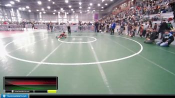 49 lbs Cons. Semi - Roman Carter, Mat Demon Wrestling Club vs Elias McEwen, Mine Yard Dogs Wrestling Club