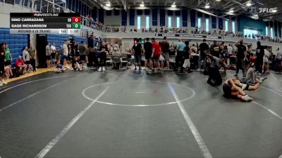 92 lbs Round 4 (6 Team) - Gage Richardson, The Storm Center vs Dino Carrazana, BHWC | Dirt Divers