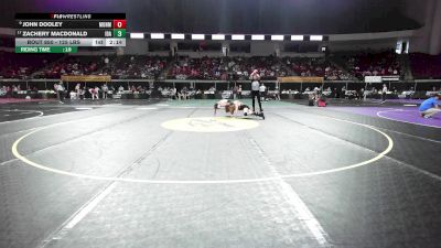 125 lbs Consi Of 8 #1 - John Dooley, Monmouth vs Zachery MacDonald, Idaho
