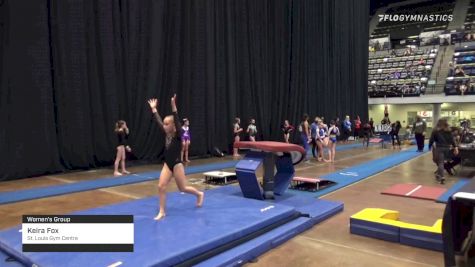 Keira Fox - Women's Group, St. Louis Gym Centre - 2021 Women's Xcel Region 4 Championships