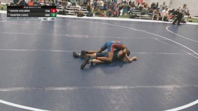100 lbs Cons. Sub-quarters - Hunter Lugo, Liberty Warriors Wrestling Club vs Shion Holmes, STL Warrior