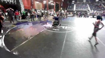 66 lbs Consi Of 8 #2 - Akayla Hallcroft, Eastside United vs Cash Nehl, Worland WC