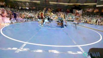 140 lbs Round Of 32 - Promised Johnson, Bristow Youth Wrestling vs Connor Marshall, Morris Wrestling Association