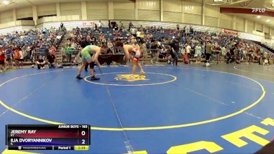 165 lbs Champ. Round 1 - Jeremy Ray, KY vs Ilia Dvoryannikov, IL