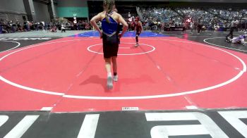 78 lbs Round Of 16 - Remington Scanlan, Team Aggression vs Vanessa Esprio, Turlock Wrestling