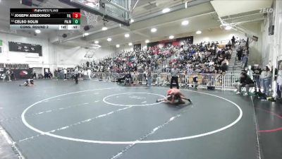 106 lbs Cons. Round 2 - Joseph Aredondo, Fullerton vs Celso Solis, Palmdale