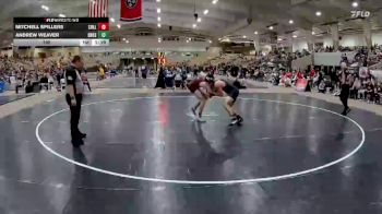 165 lbs Quarterfinals (8 Team) - Mitchell Spillers, Collierville High School vs Andrew Weaver, Dobyns Bennett High School