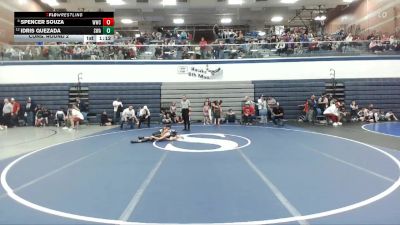 63 lbs Cons. Round 2 - Spencer Souza, Weiser Wrestling Club vs Idris Quezada, Sublime Wrestling Academy