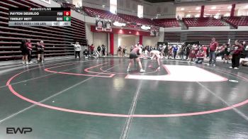 145 lbs Consi Of 4 - Payton Deurloo, Perry Girls Wrestling Club vs Tinsley Nett, Norman High School Girls
