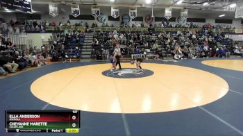 107 lbs Quarterfinal - Ella Anderson, Osceola vs Cheyanne Marette, Clear Lake