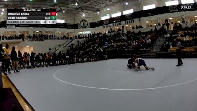 144 lbs Quarters & 1st Wb (16 Team) - Omarion Earle, Lithonia vs Cash Brooks, Pace Academy