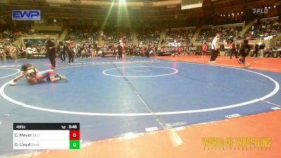 49 lbs 3rd Place - Colby Meyer, Sebolt Wrestling Academy vs Gary Lloyd, Team Donahoe