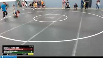 49 lbs Round 2 - Bridger Graham, Mat-Su Matmen vs Jasynn Pritchett, MID-VALLEY WOLVES WRESTLING CLUB