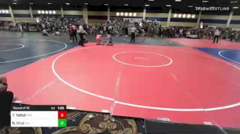 170 lbs Round Of 16 - Trayle Talbot, Spring Valley HS vs Nathan Cruz, California Grapplers