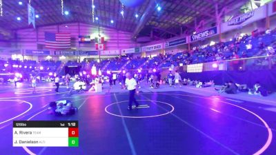 126 lbs Round Of 16 - Aramis Rivera, Team Montana vs James Danielson, Altitude Wrestling Club