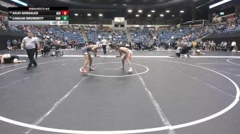 125 lbs Champ. Round 2 - Julio Gonzales, Arizona Christian University vs Canaan Brummett, Cowley College