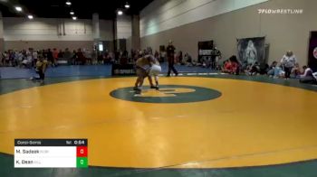 145 lbs Consolation - M Sadeek, Florida vs Kalvon Dean, Villains Of Voldosta