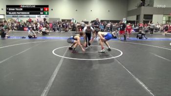 130 lbs Cons. Round 1 - Evan Tiller, Topeka Blue Thunder vs Slade Patterson, Maize