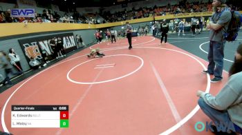 61 lbs Quarterfinal - Kayson Edwards, Bridge Creek Youth Wrestling vs Landan Maloy, Na