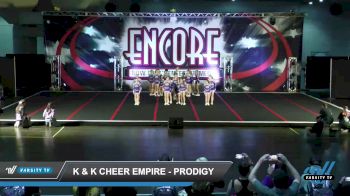 K & K Cheer Empire - Prodigy [2022 L2 Junior - D2 - Medium Day 1] 2022 Encore San Diego Showdown