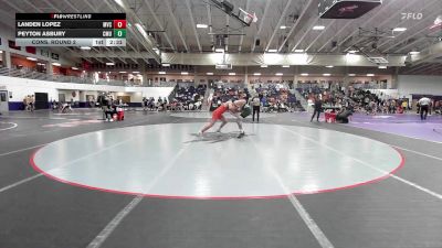 157 lbs Cons. Round 2 - Peyton Asbury, Central Methodist vs Landen Lopez, Missouri Valley