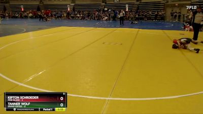 50 lbs Semis & 1st Wrestleback (8 Team) - Kipton Schroeder, Pine Island vs Tanner Wolf, Grand Rapids