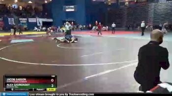 145 lbs Cons. Round 2 - Jacob Sasson, Germantown Academy vs Alex Gavronsky, Belmont Hill