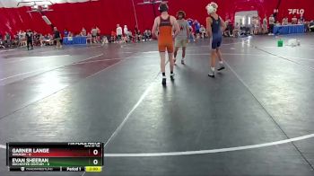 106 lbs Placement (16 Team) - Garner Lange, Waukon vs Evan Sheeran, Rochester Century