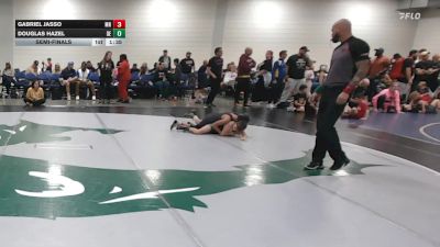 85 lbs Semifinal - Gabriel Jasso, MN vs Douglas Hazel, DE
