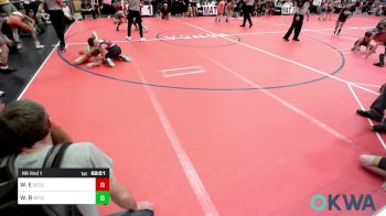 80 lbs Consi Of 4 - Lane Ward, Blackwell Wrestling Club vs Kruse Sparks, Tonkawa Takedown Club