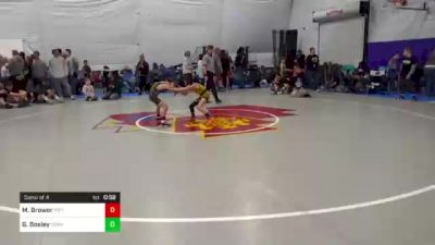 50 lbs Consi Of 4 - Mason Brower, Pittsburgh vs Greyson Bosley, York