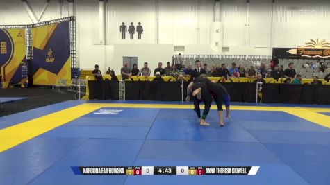 Anna Theresa Kidwell vs Karolina Fajfrowska 2024 World IBJJF Jiu-Jitsu No-Gi Championship