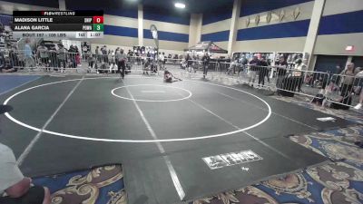 109 lbs Round Of 16 - Madison Little, Sniper Wrestling Acadamy vs Alana Garcia, Poway Elite