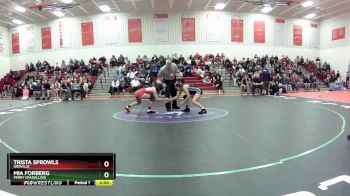 105 lbs 1st Place Match - Mia Forberg, Perry (Massillon) vs Trista Sprowls, Orrville