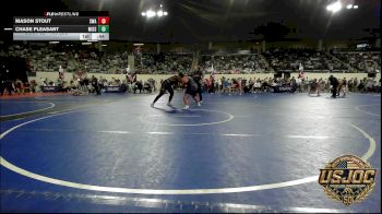 195 lbs Consi Of 8 #1 - Mason Stout, Shelton Wrestling Academy vs Chase Pleasant, Mission Arlington
