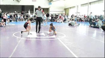 70 lbs Rr Rnd 1 - Elise Farmer, All I See Is Gold Academy - Girls vs Milani Donnarumma-Ostuni, Cordoba Trained (Tidal Force Girls)